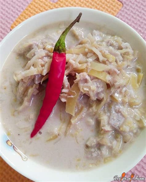 Ginataang Puso ng Saging Recipe .